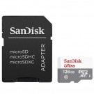 SanDisk 128GB microSDXC C10 UHS-I R48MB/s Ultra + SD